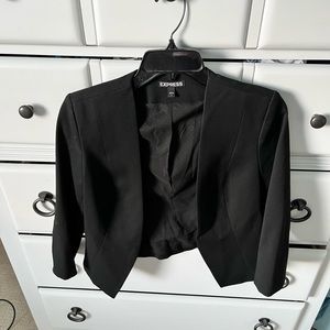 Size 4 black blazer from Express!